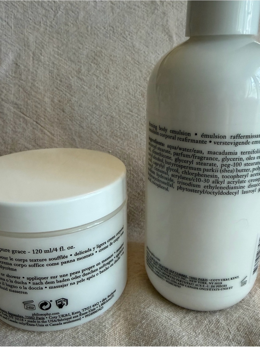 NEW~ philosophy Pure Grace Body Care Set ~Firming Emulsion & Body Crème - Picture 4 of 4